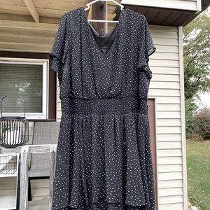 Plus-size Polka Dot Dress